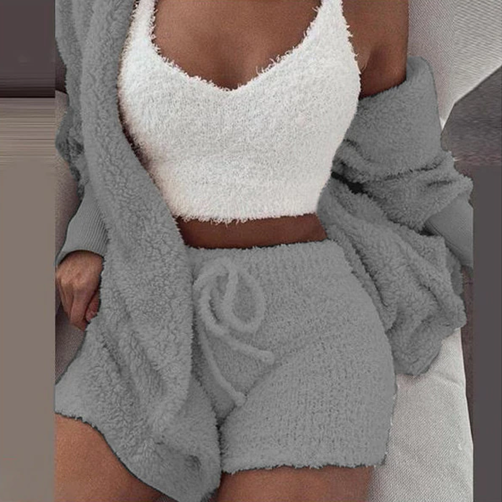 Cozy Knitted 3-piece Set-Inspiring Wave